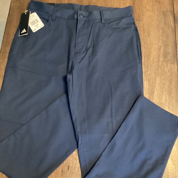 adidas Men's Go-to 5-Pocket Tapered Fit Golf Pants - Picture 1 of 4